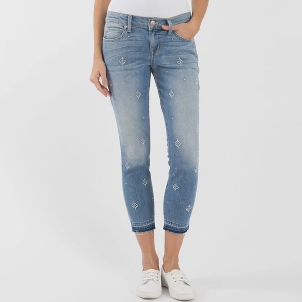 Level 99 Clearwater Aubrey Relaxed Cropped Skinny Jeans